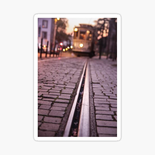 Tram in Lisbon Sticker