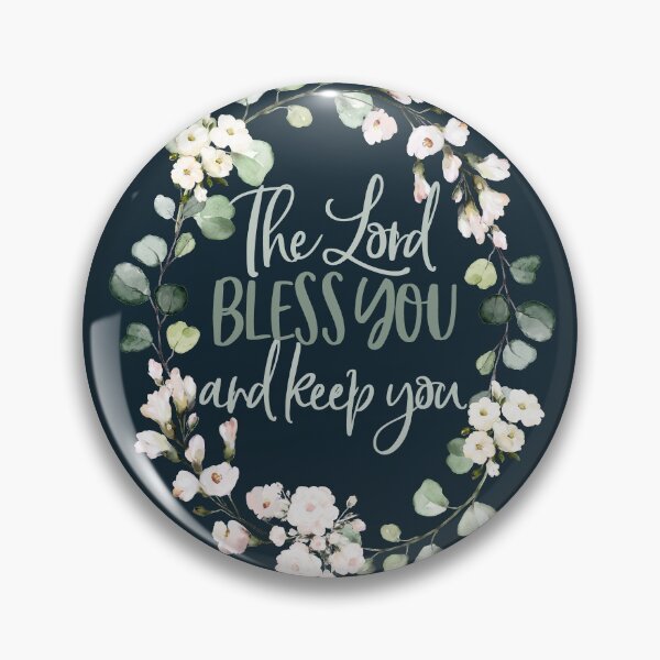 Item preview, Number 6:24 The Lord Bless you and Keep You - Christian Wreath Design designed and sold by palmsandprints2.