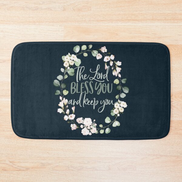Item preview, Number 6:24 The Lord Bless you and Keep You - Christian Wreath Design designed and sold by palmsandprints2.