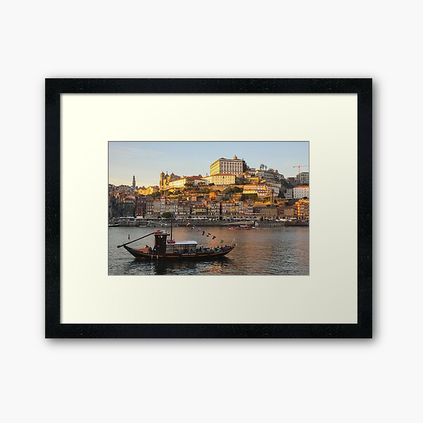 Sunset at Porto Framed Art Print