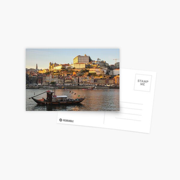 Sunset at Porto Postcard