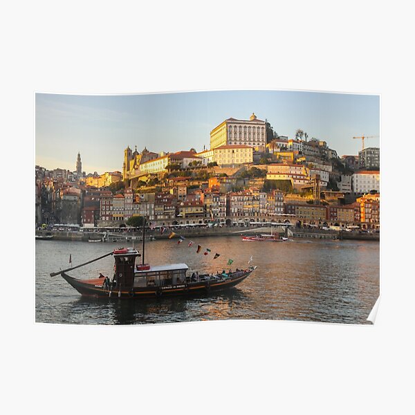 Sunset at Porto Poster
