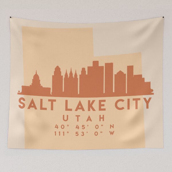 Item preview,  Utah make up this amazing art piece. A great gift for anybody that has love for this city. designed and sold by deificusArt.