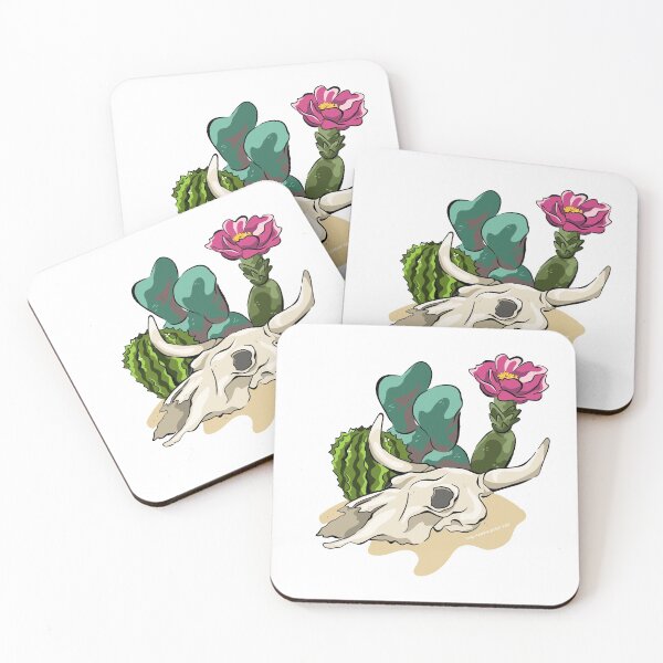 Item preview, Cattle and Cactus designed and sold by FabricatedFox.