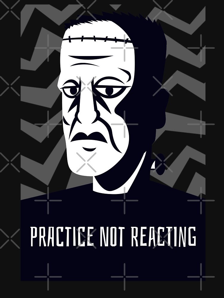 Thumbnail 7 of 7, Classic T-Shirt, PRACTICE NOT REACTING designed and sold by ethosessential.