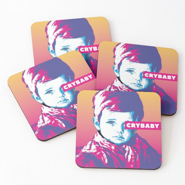 Item preview, the curse of the crying boy in magenta and yellow - CRYBABY designed and sold by naiverider.