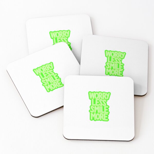 Item preview, worry less, smile more quote designed and sold by Riley Coy.
