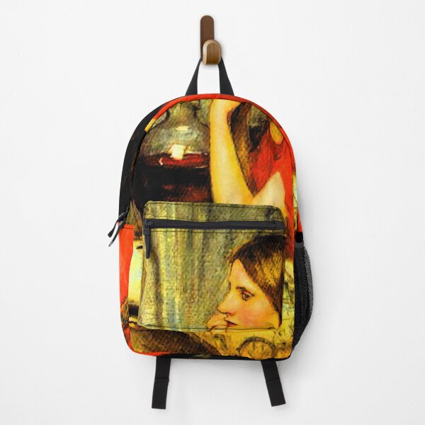 Circe Redhaired Sorceress Waterhouse Pre-Raphaelite Art Backpack
