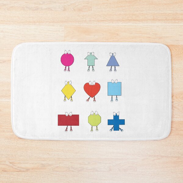 Item preview, Cute Shape Characters Illustration Design designed and sold by idovedesign.