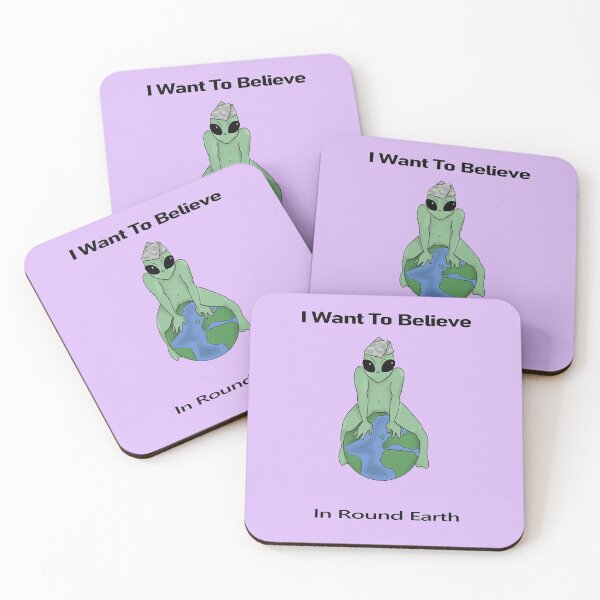 Item preview, I Want To Believe In Flat Earth designed and sold by LoganR78.