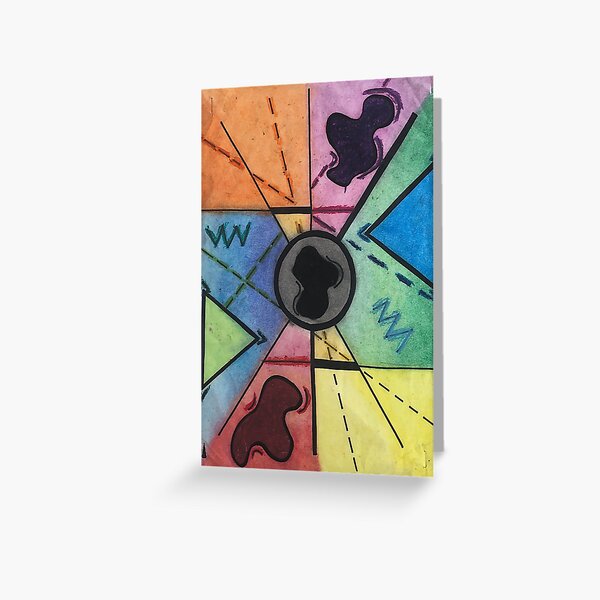 Kinetic Art Greeting Card