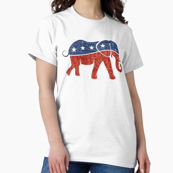 Item preview, glitter print republican elephant  designed and sold by Gossip Rag.