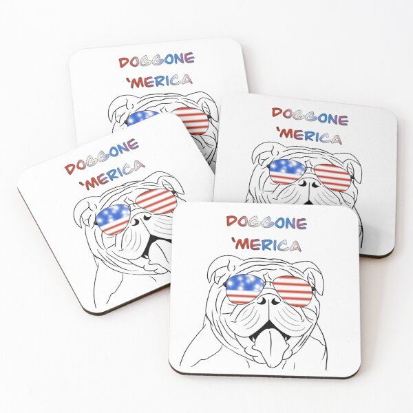 Item preview, Doggone ‘Merica bulldog designed and sold by K-T-K.