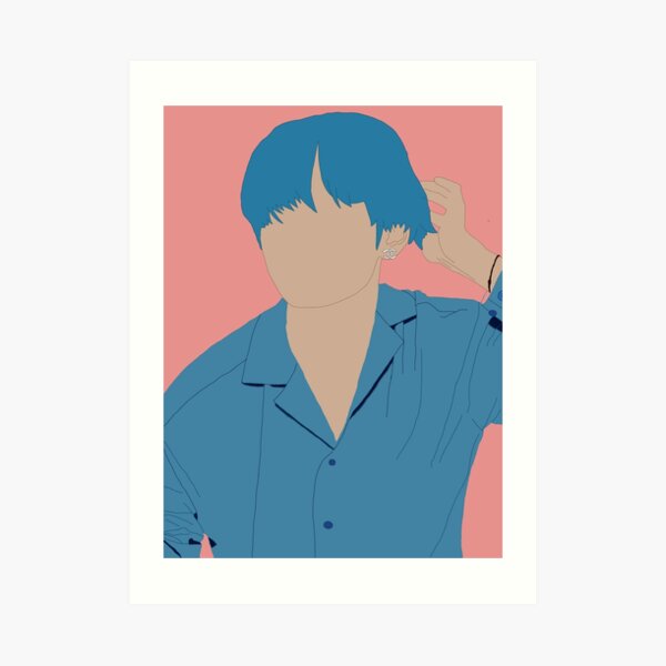 PACK PNG] Kim Taehyung, (Blue Hair) - BTS by Dauntleszs on DeviantArt