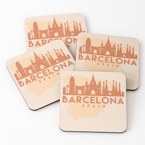 Item preview,  Spain make up this amazing art piece. A great gift for anybody that has love for this city. designed and sold by deificusArt.