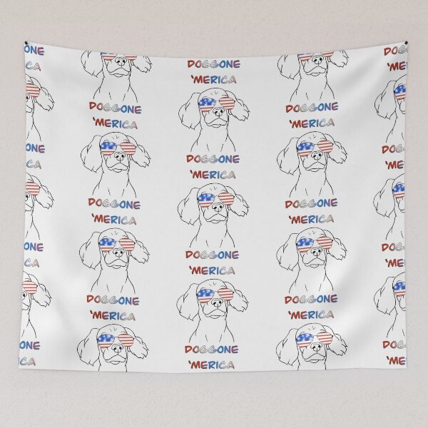 Item preview, Doggone ‘Merica spaniel designed and sold by K-T-K.