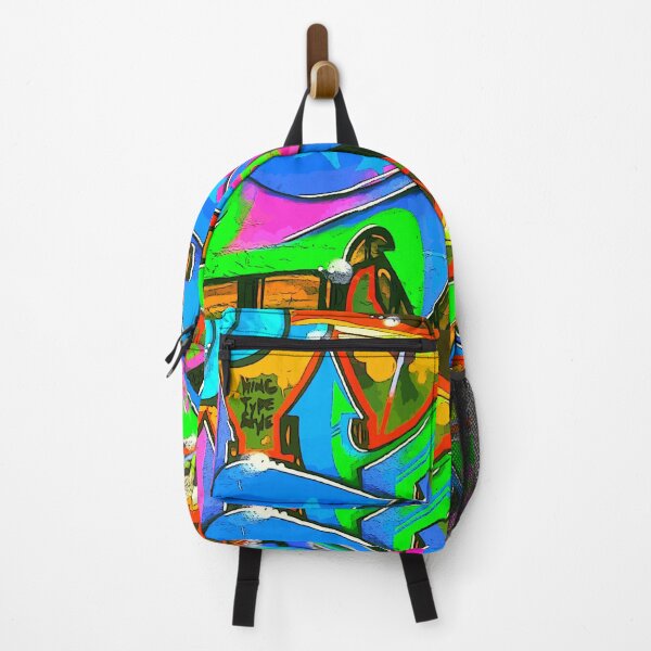 Graffiti Wall #2 West Philly Abstract Backpack