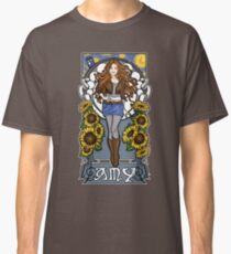The Girl Who Waited (Amy on faded blue) Classic T-Shirt