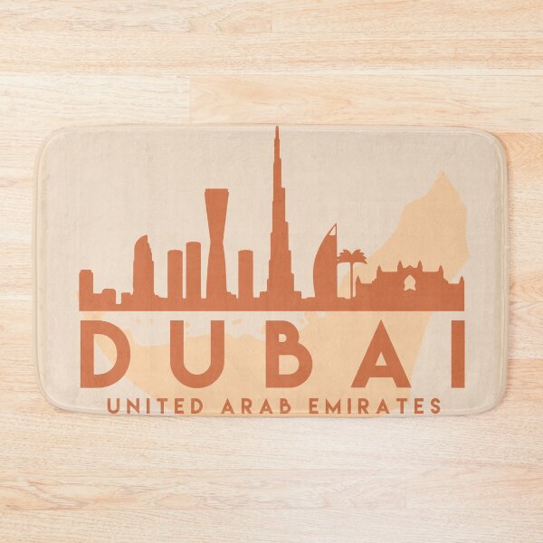 Item preview,  United Arab Emirates make up this amazing art piece. A great gift for anybody that has love for this city. designed and sold by deificusArt.