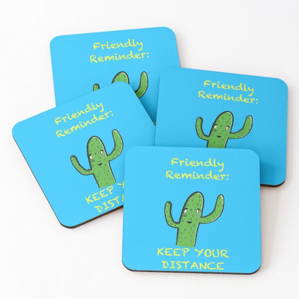 Item preview, Social Distancing Cactus designed and sold by royalblewitup.