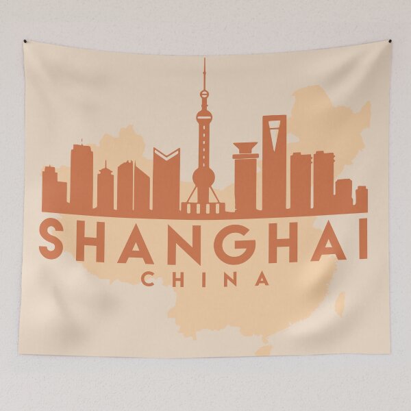 Item preview,  China make up this amazing art piece. A great gift for anybody that has love for this city. designed and sold by deificusArt.