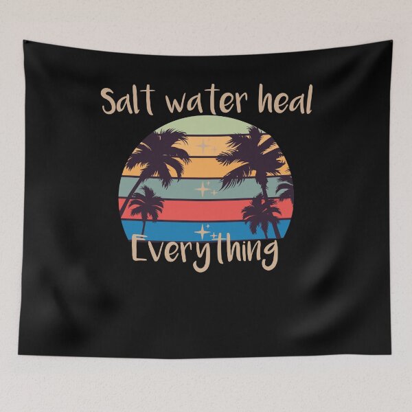 Item preview, Salt water heals everything shirt, beach shirt, hello summer tshirt designed and sold by Noussairox.