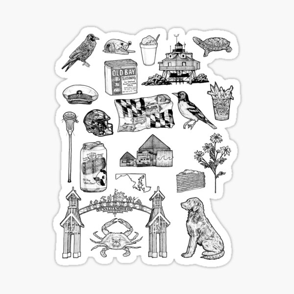 Item preview, Maryland Flash Sheet designed and sold by Elizabeth Weglein.