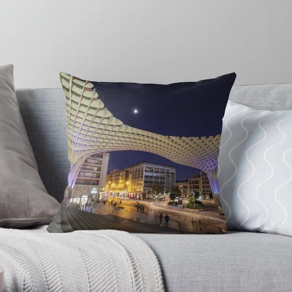 Seville at Night Throw Pillow