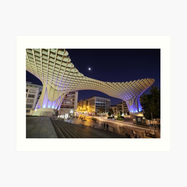 Seville at Night Art Print
