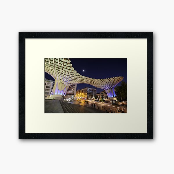 Seville at Night Framed Art Print