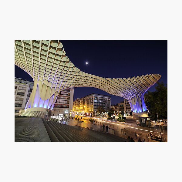 Seville at Night Photographic Print