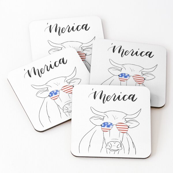 Item preview, ‘Merica cow designed and sold by K-T-K.
