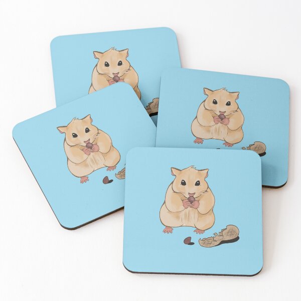 Item preview, Hamster eating Peanut designed and sold by LoganR78.