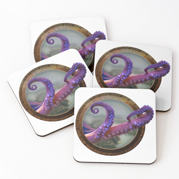 Item preview, Steampunk Porthole and Tentacles designed and sold by Paul David Wilson.