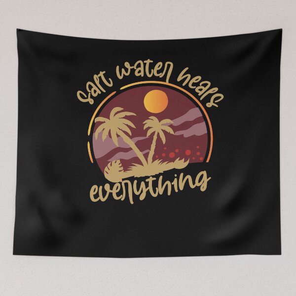 Item preview, Salt water heals everything shirt, beach shirt, hello summer tshirt designed and sold by Noussairox.