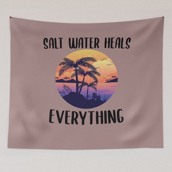 Item preview, Salt water heals everything shirt, beach shirt, hello summer tshirt designed and sold by Noussairox.