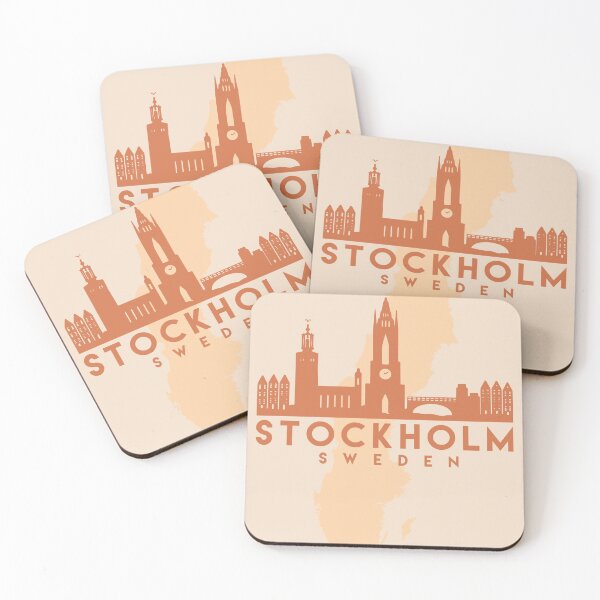 Item preview,  Sweden make up this amazing art piece. A great gift for anybody that has love for this city. designed and sold by deificusArt.