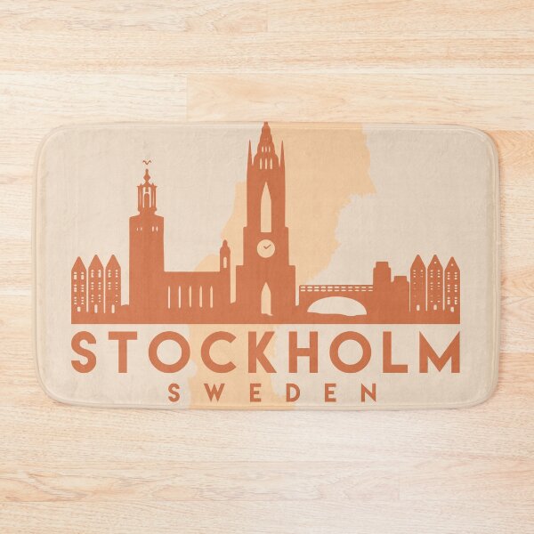 Item preview,  Sweden make up this amazing art piece. A great gift for anybody that has love for this city. designed and sold by deificusArt.