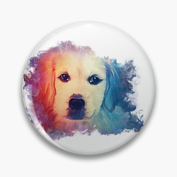 Item preview, Golden Retriever Dog Splash Art - Colorful Golden Retriever Dog Gift designed and sold by CreativeVez.