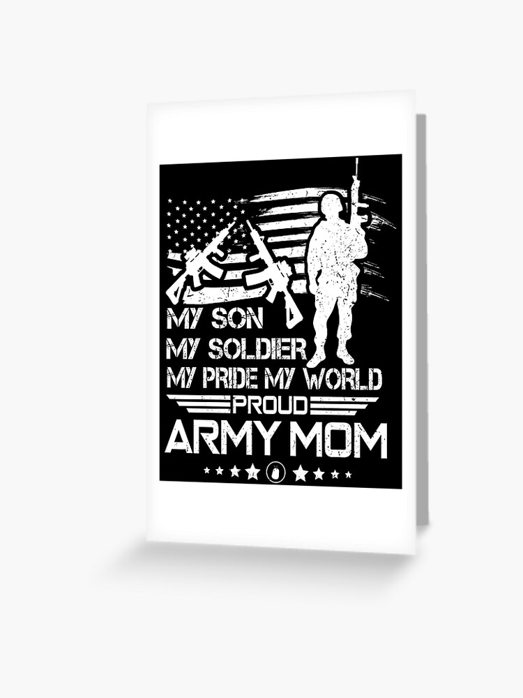 My Son Has Your Back, Proud Army Mom - Personalized Gifts Custom