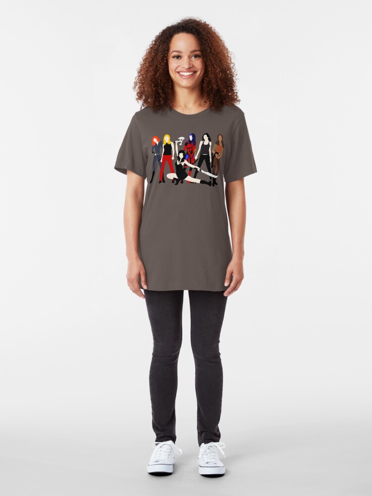 Alternate view of Women of the Whedonverse Slim Fit T-Shirt