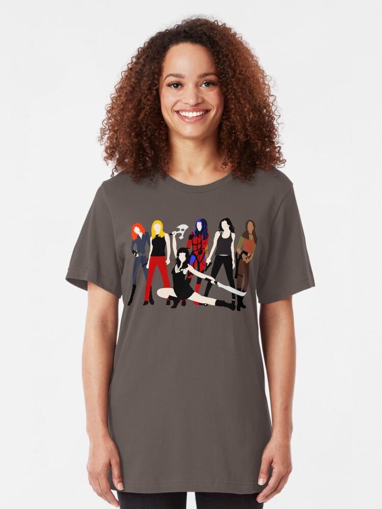 Alternate view of Women of the Whedonverse Slim Fit T-Shirt
