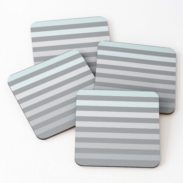 Item preview, Light Teal Gradient Stripe on a Grey Background. designed and sold by cgroenewald.