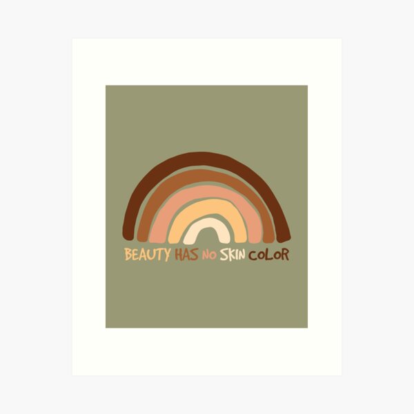 Item preview, Beauty Has No Skin Color - Melanin Slogan designed and sold by kindxinn.