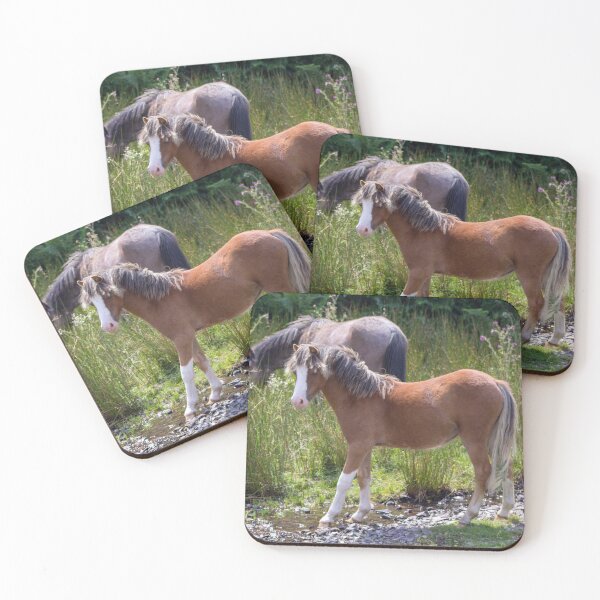 Item preview, Horses on the Long Mynd designed and sold by HalcyonPrints.