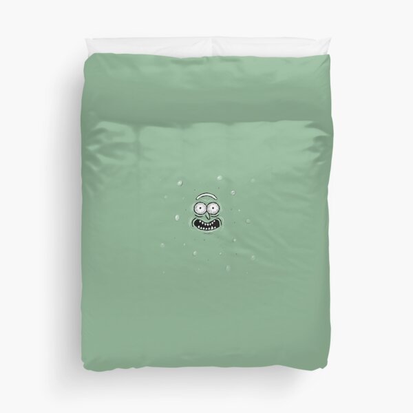 Pickle Rick Duvet Cover
