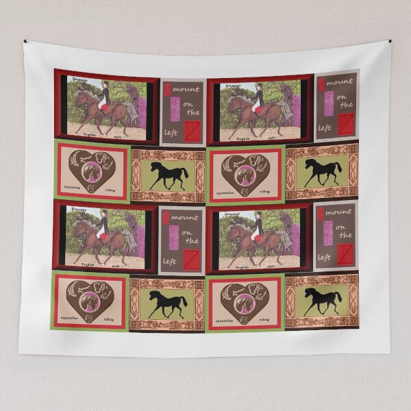 Item preview, Dressage Horse Collage designed and sold by kristiehubler.