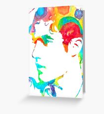 rainbow 'out' magazine, profile Greeting Card