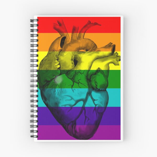 Item preview, Gay Pride Anatomic Heart designed and sold by incloudines.
