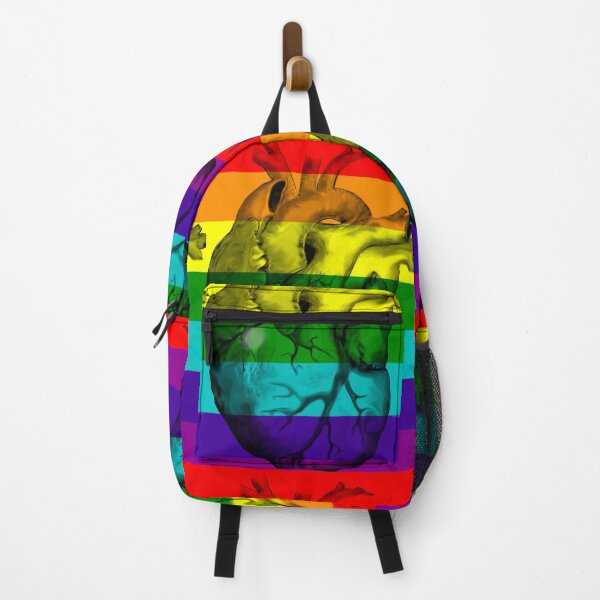Item preview, Gay Pride Anatomic Heart designed and sold by incloudines.